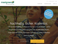 Tablet Screenshot of meetgreen.de